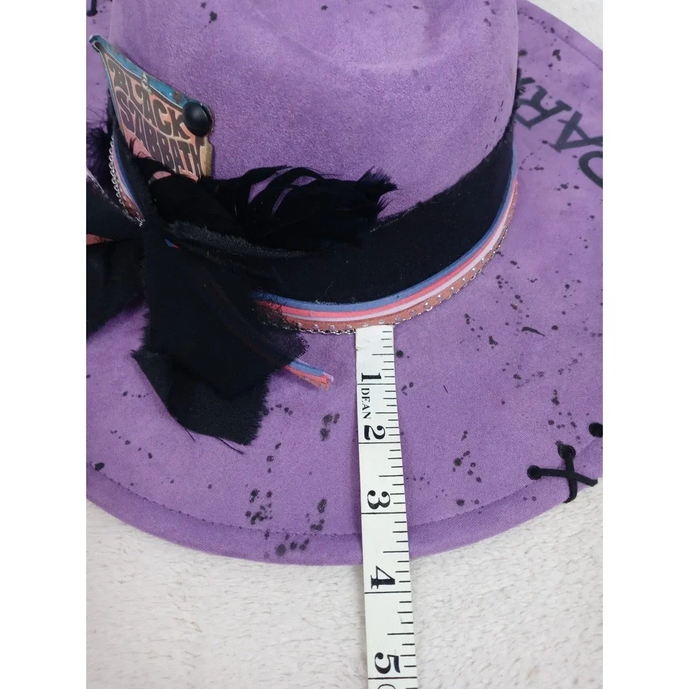 Custom‎ Black Sabbath Hat Paranoid Wide Brim Fedora Festival Rock Heavy Metal